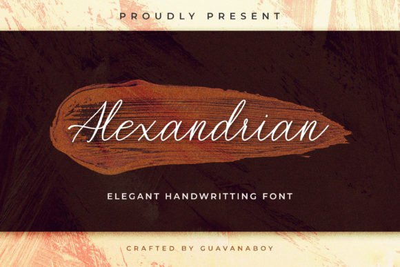 Alexandrian Font – A Modern Elegant Handwritten Font for Creative and Professional Use