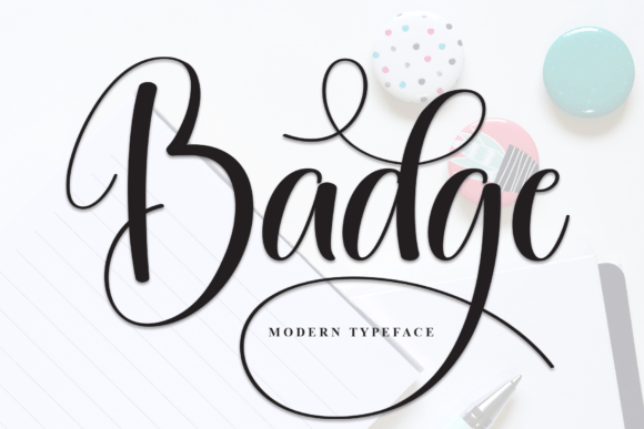 Badge: A Timeless Script Font for Elegant Design