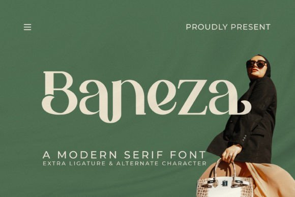 Baneza: A Modern Font with Premium Elegance
