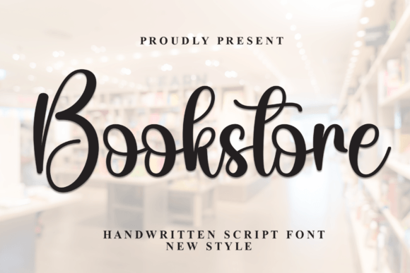 Bookstore: A Versatile Script Font for Modern Design Needs