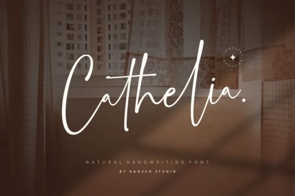 Cathelia Font: A Feminine Handwritten Style for Creative Projects