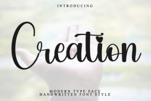 Creation: The Elegance of Handwritten Typography