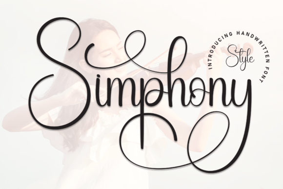Enhancing Design with Simphony: The Elegant Script Font for Modern Creatives