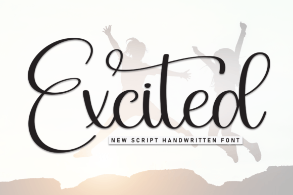 Excited: A Beautiful Script Font for Creative Projects