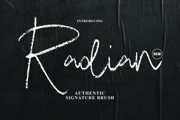 Radian: A Beautiful Handcrafted Font for Creative Projects