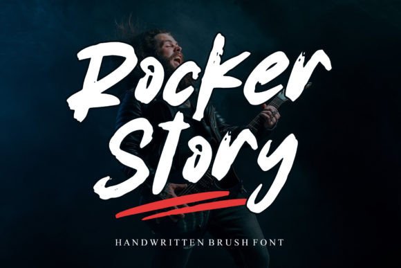 Rocker Story: A Handwritten Font That Adds a Personal Touch to Your Designs