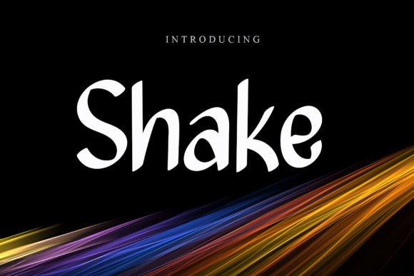 Shake: A Handwritten Font with Elegance and Versatility