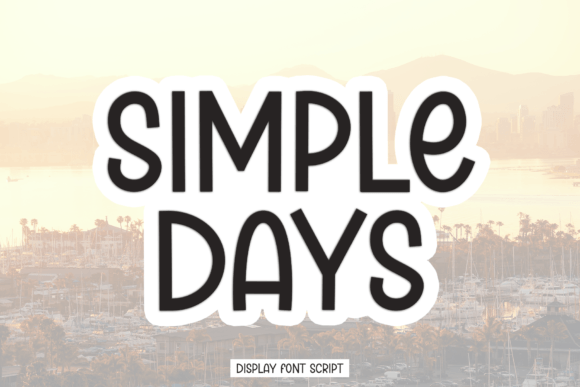 Simple Days: A Handwritten Font That Adds Charm and Elegance to Every Design