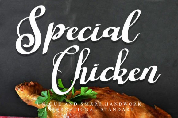 Special Chicken: A Font That Elevates Design with Handwritten Elegance