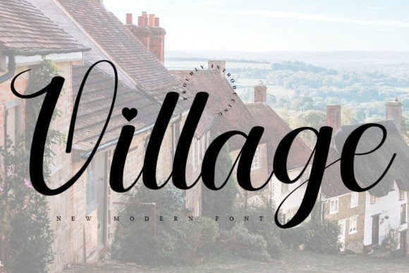 Village Font: A Timeless Elegance for Modern Design