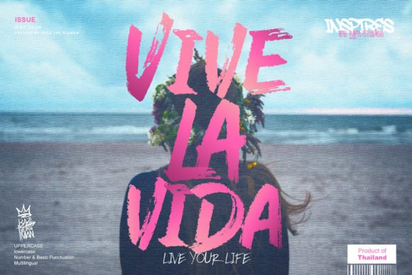 Vive La Vida: A Bold, Creative Font for Modern Designers