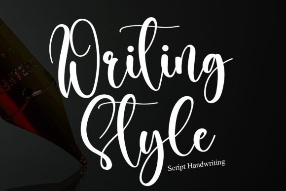 Writing Style: An Elegant Handwritten Font for Creative Projects